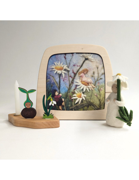 Vilten bloemenfee Margrietje