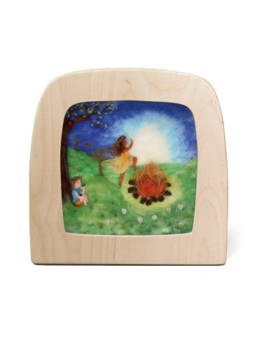 Midzomerfeest plaat voor seizoenslamp Het Wol...