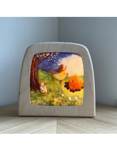 Midzomerfeest plaat voor seizoenslamp Het Wol...