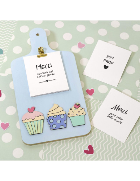 Cupcake figuren hout