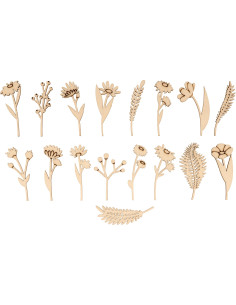 Bloemen set knutselen