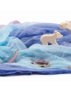 Katoenen seizoenstafel doeken winter 2