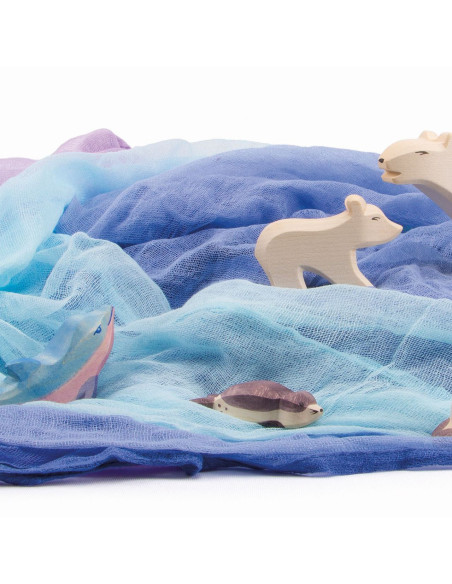 Katoenen seizoenstafel doeken winter