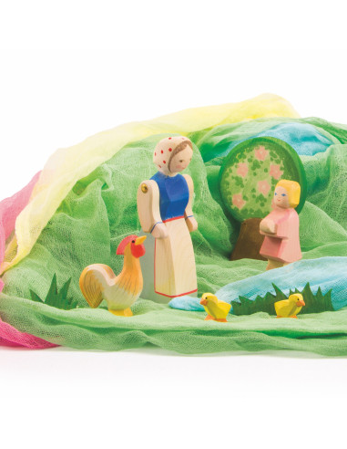 Katoenen seizoenstafel doeken lente