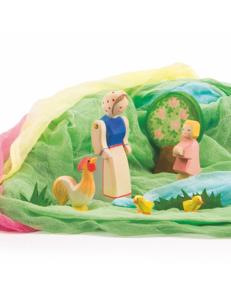 Katoenen seizoenstafel doeken lente