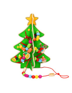 Kerstboom rijgspel 2