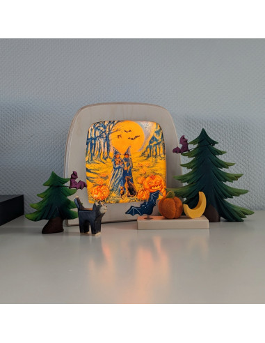 Halloween plaat voor seizoenslamp Kapitein Kalk