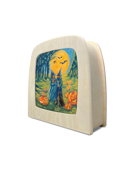 Halloween plaat voor seizoenslamp Kapitein Kalk