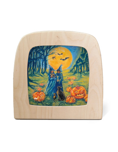 Halloween plaat voor seizoenslamp Kapitein Kalk