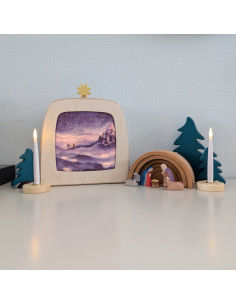 Mini kerststal Ostheimer 2