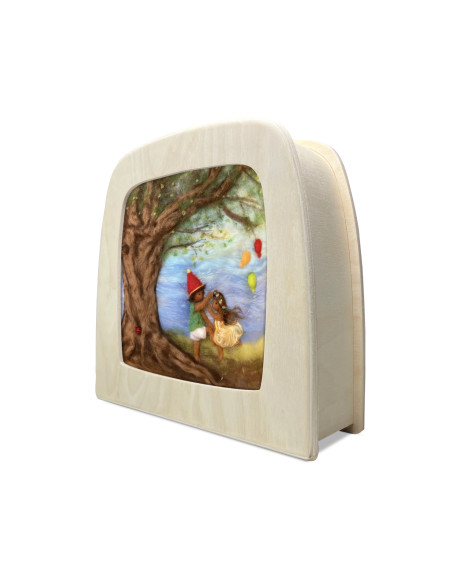 Feest plaat voor seizoenslamp Het Wol Feetje