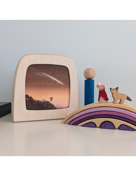 Vallende ster plaat voor seizoenslamp Mark Janssen