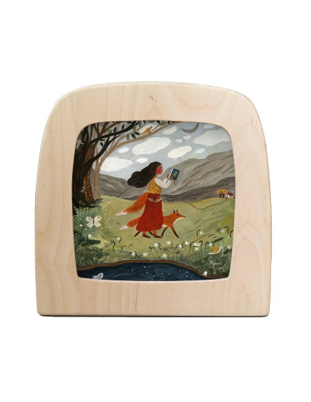 Lezen plaat voor seizoenslamp Tijana Draws