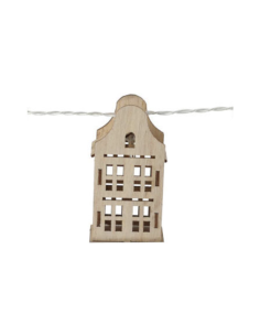 Houten huisjes slinger 2