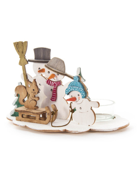 Knutselset sneeuwpop lichtje