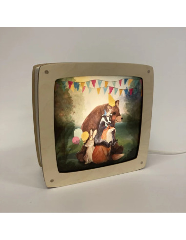 Partytime plaat voor seizoenslamp Lotte Drouen