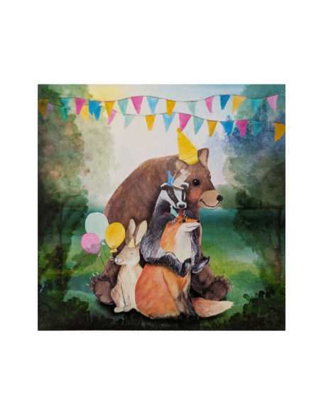 Partytime plaat voor seizoenslamp Lotte Drouen