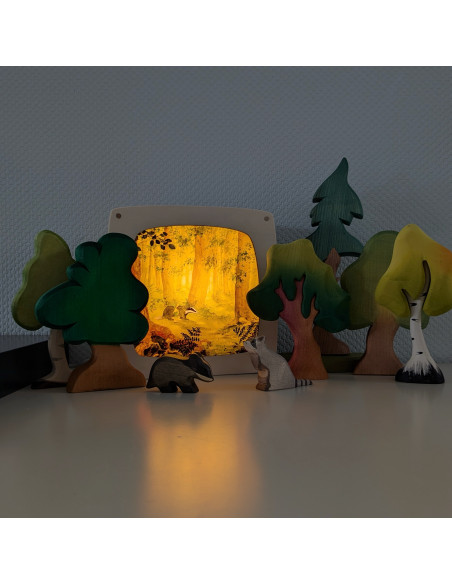 Das in bos plaat voor seizoenslamp Daniela Drescher