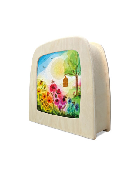 Bijenkorf plaat voor seizoenslamp Vogel Geluk