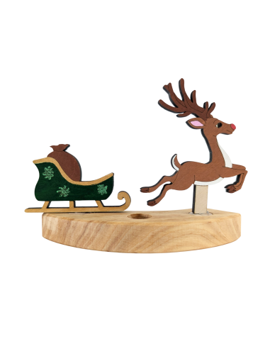 Kerstman slee steker