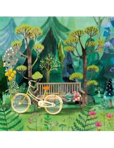 Ansichtkaart fiets Mila Marquis