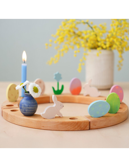 Paasei steker set liggend en staand