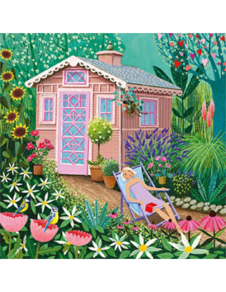 Ansichtkaart zomer zonnen Mila Marquis