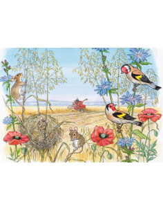 Ansichtkaart zomeroogst Molly Brett