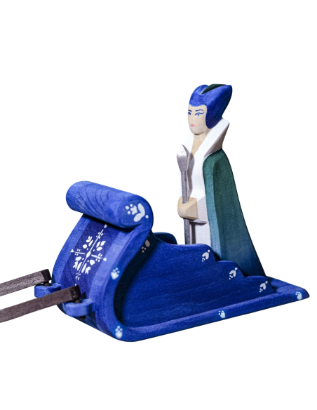 Sneeuwkoningin met slee set