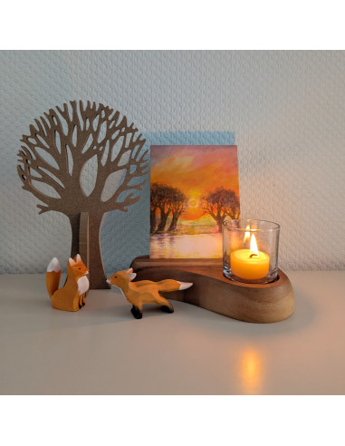 Kaarthouder organisch donker