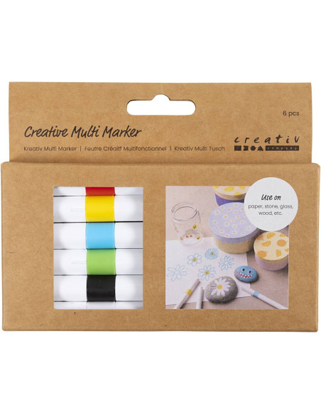 Acryl stiften 6 stuks