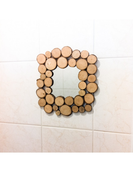 Knutsel houtplakjes groot