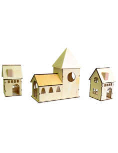 Houten dorp