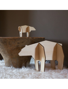 Mini ijsbeer hout 2