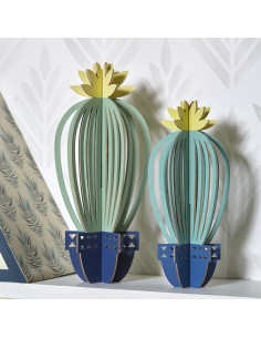 Cactus hout 3D 2