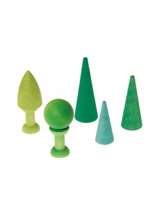 Bos bomen gemengd