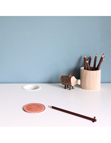 Houten varkentje puntenslijper