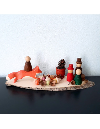 Houten schijf XL