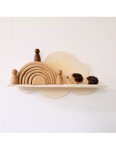 Egel met boombast liggend