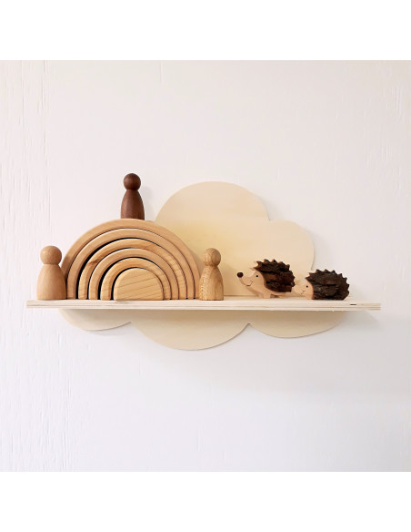 Egel met boombast liggend Egel met boombast liggend