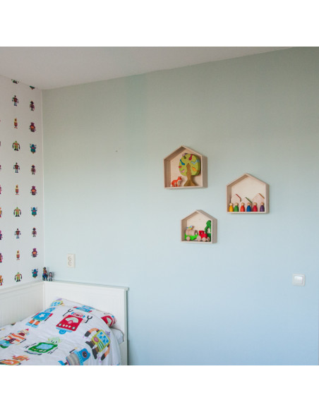Wandplank huisjes Wandplank huisjes