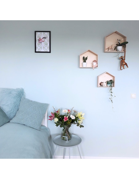 Wandplank huisjes Wandplank huisjes