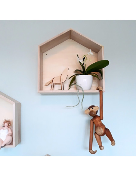 Wandplank huisjes Wandplank huisjes