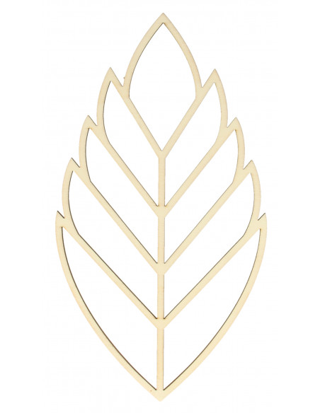 Botanisch silhouet blad