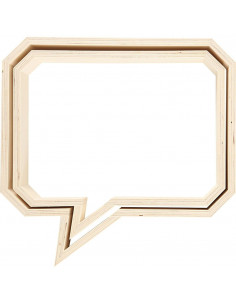 Wandplank spreekwolk 2