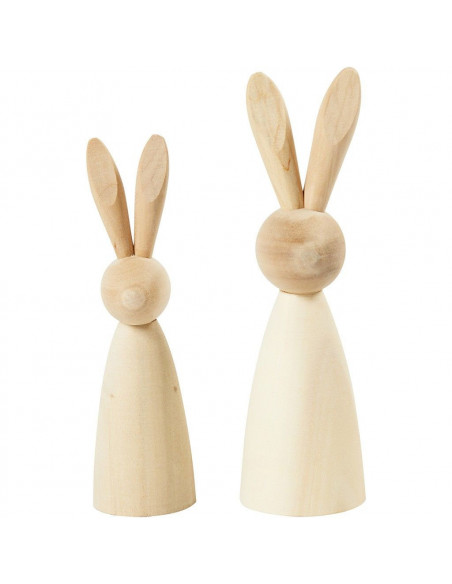 Houten haasjes