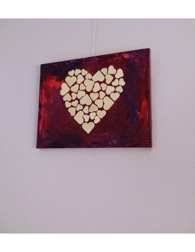 Houten knutselvormpjes hartje