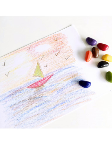 Crayon rocks 8 stuks