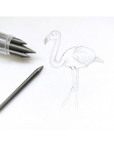 Mini grafiet krijtjes HB