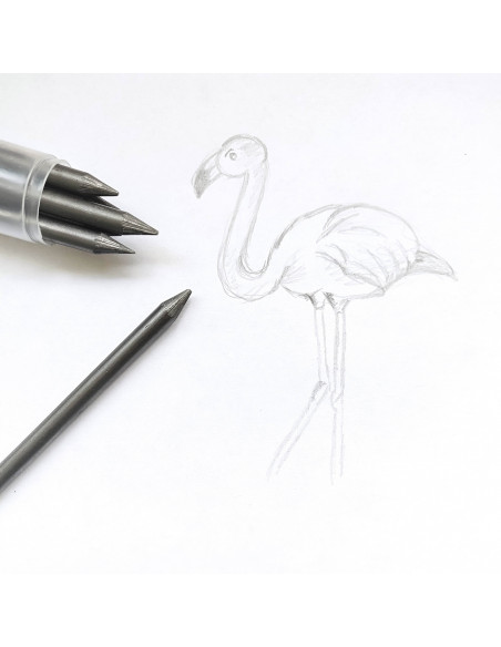 Mini grafiet krijtjes HB